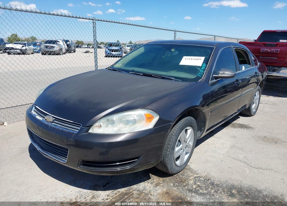 2008 CHEVROLET IMPALA LS VIN: 2G1WB58KX81208497