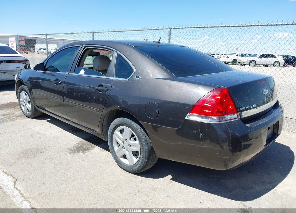 2008 CHEVROLET IMPALA LS VIN: 2G1WB58KX81208497
