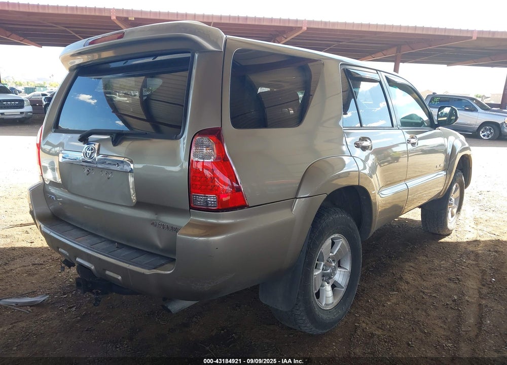 2007 TOYOTA 4RUNNER SR5 V8 VIN: JTEBT14RX78038454