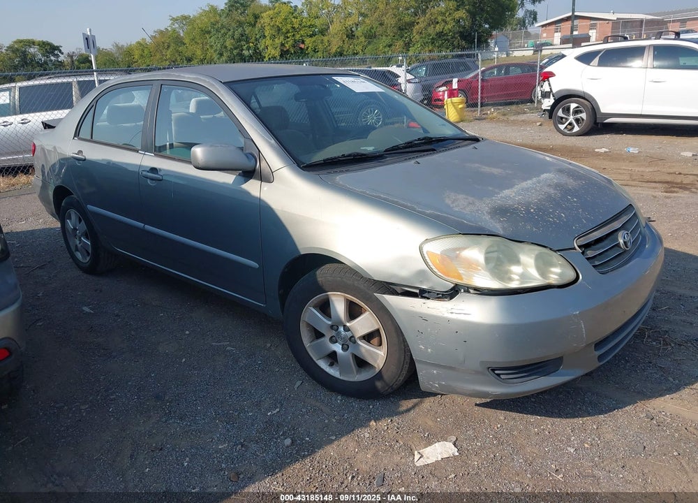 2003 TOYOTA COROLLA LE VIN: 2T1BR38E33C123351