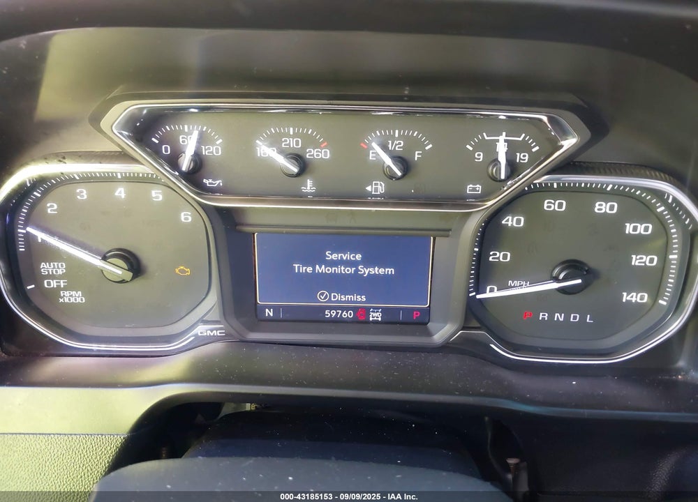 2020 GMC SIERRA 1500 4WD SHORT BOX ELEVATION VIN: 3GTU9CED5LG147502