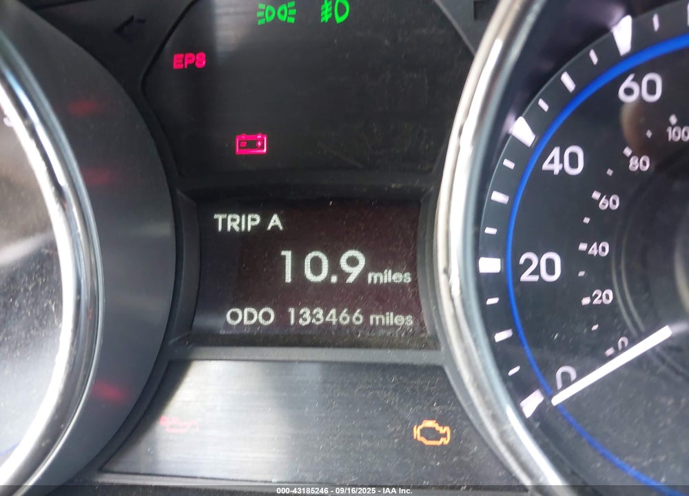 2013 HYUNDAI SONATA VIN: 5NPEB4AC1DH802453