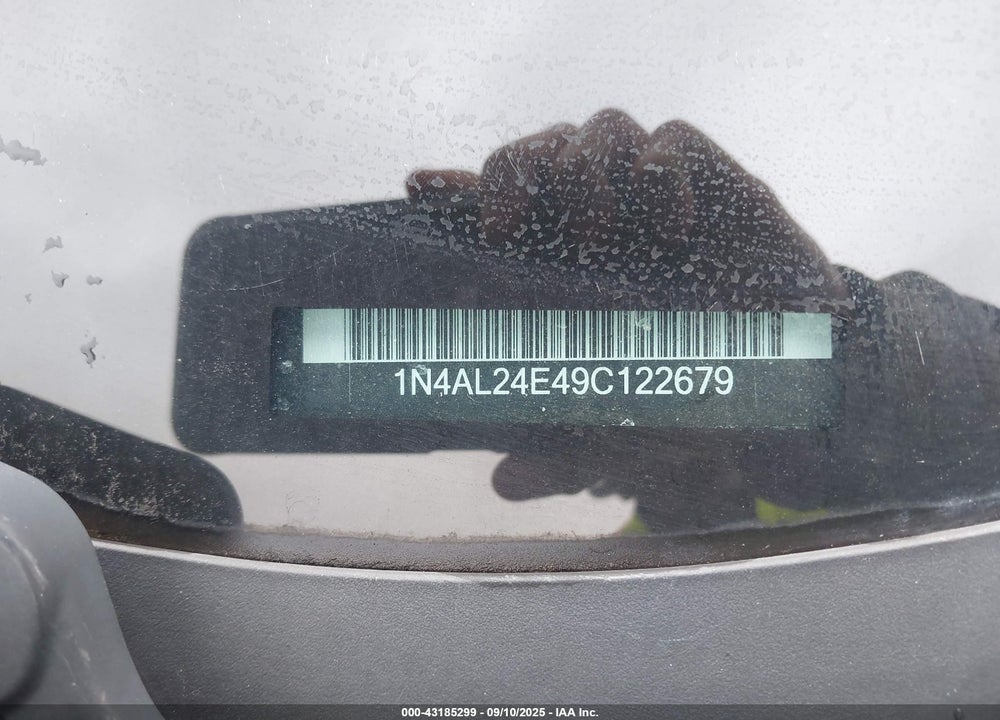 2009 NISSAN ALTIMA VIN: 1N4AL24E49C122679