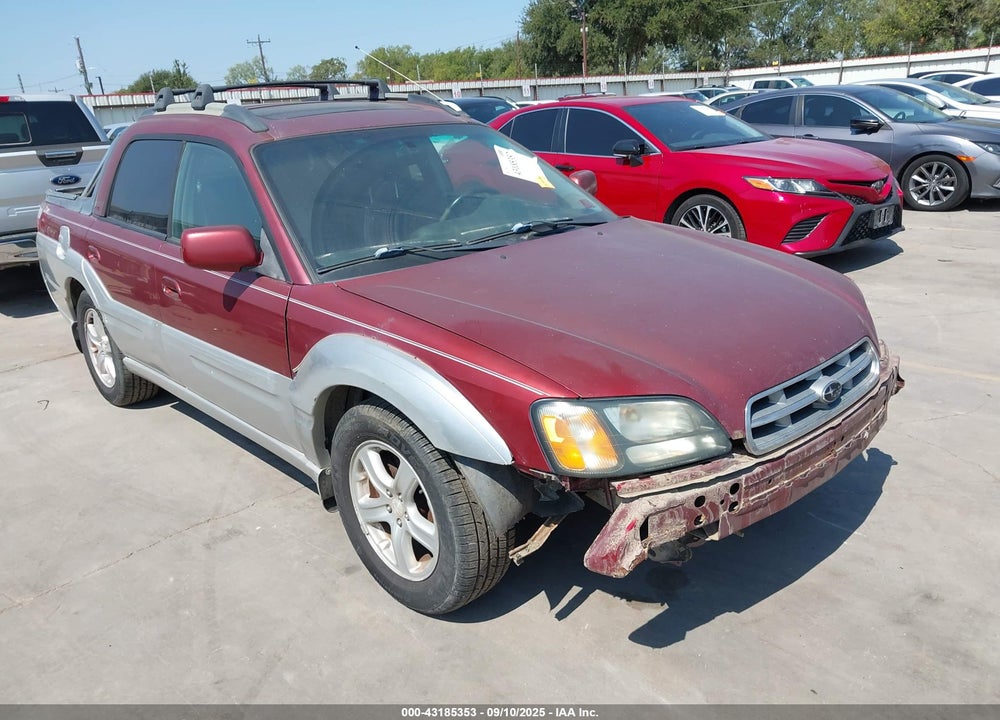 2003 SUBARU BAJA VIN: 4S4BT61C637104513