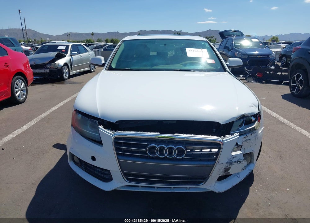 2011 AUDI A4 VIN: WAUAFAFL2BN019727