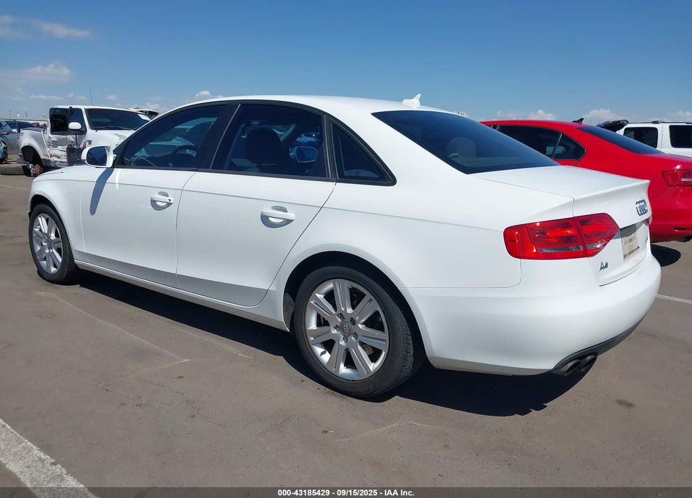 2011 AUDI A4 VIN: WAUAFAFL2BN019727