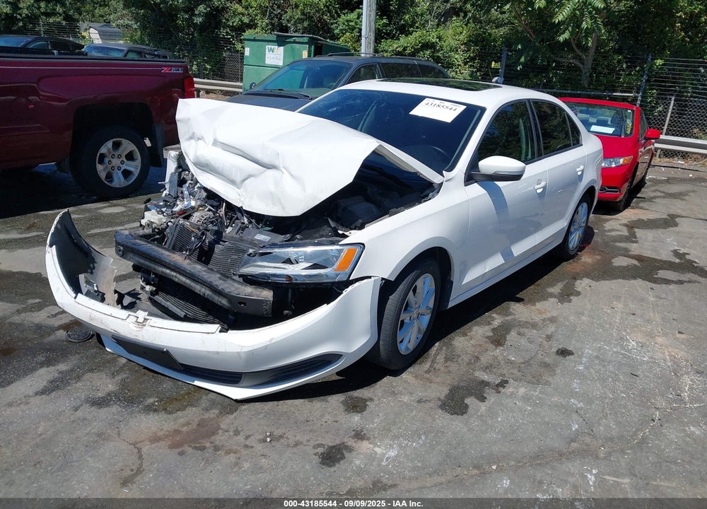 2012 VOLKSWAGEN JETTA 2.5L SE VIN: 3VWDP7AJ4CM418511