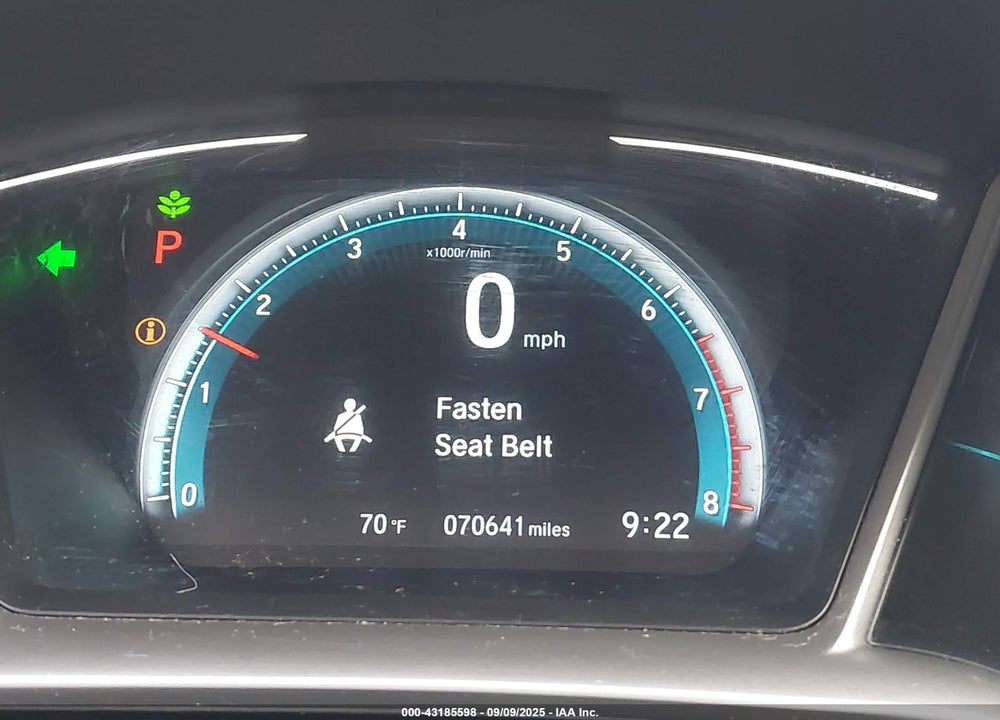 2018 HONDA CIVIC VIN: JHMFC1F7XJX016399