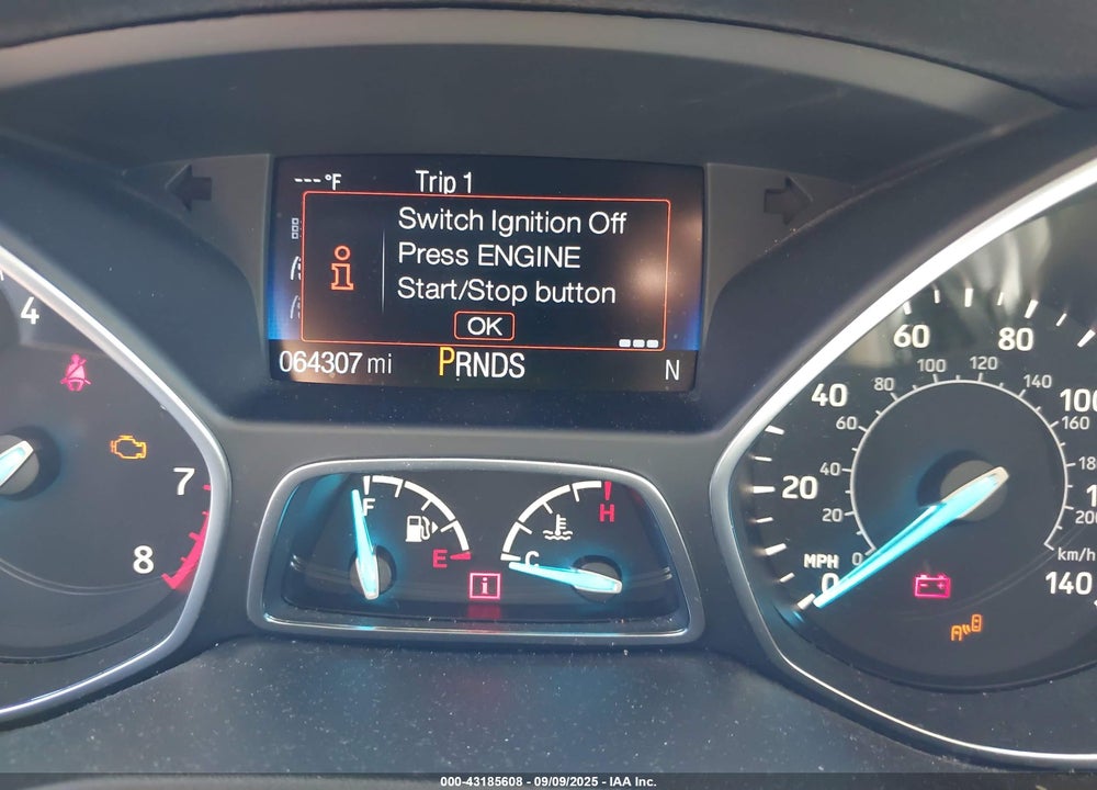 2017 FORD ESCAPE TITANIUM VIN: 1FMCU9J93HUD64447