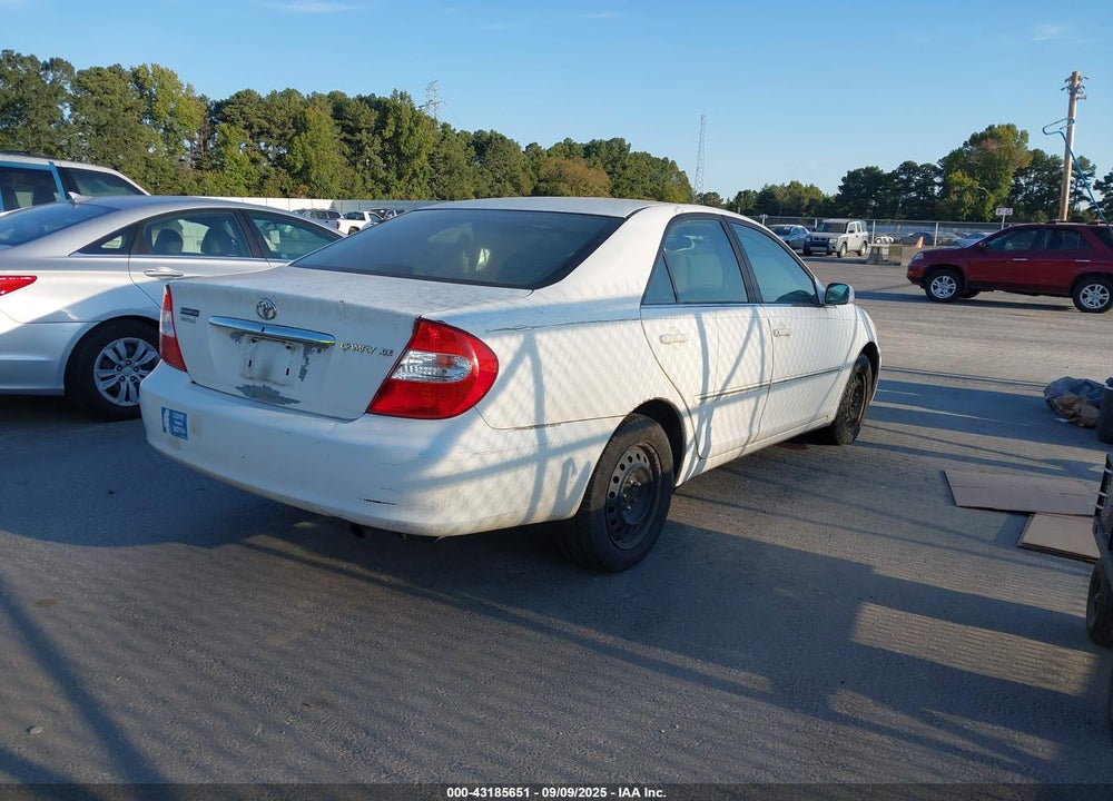 2003 TOYOTA CAMRY XLE VIN: 4T1BE30K93U222624