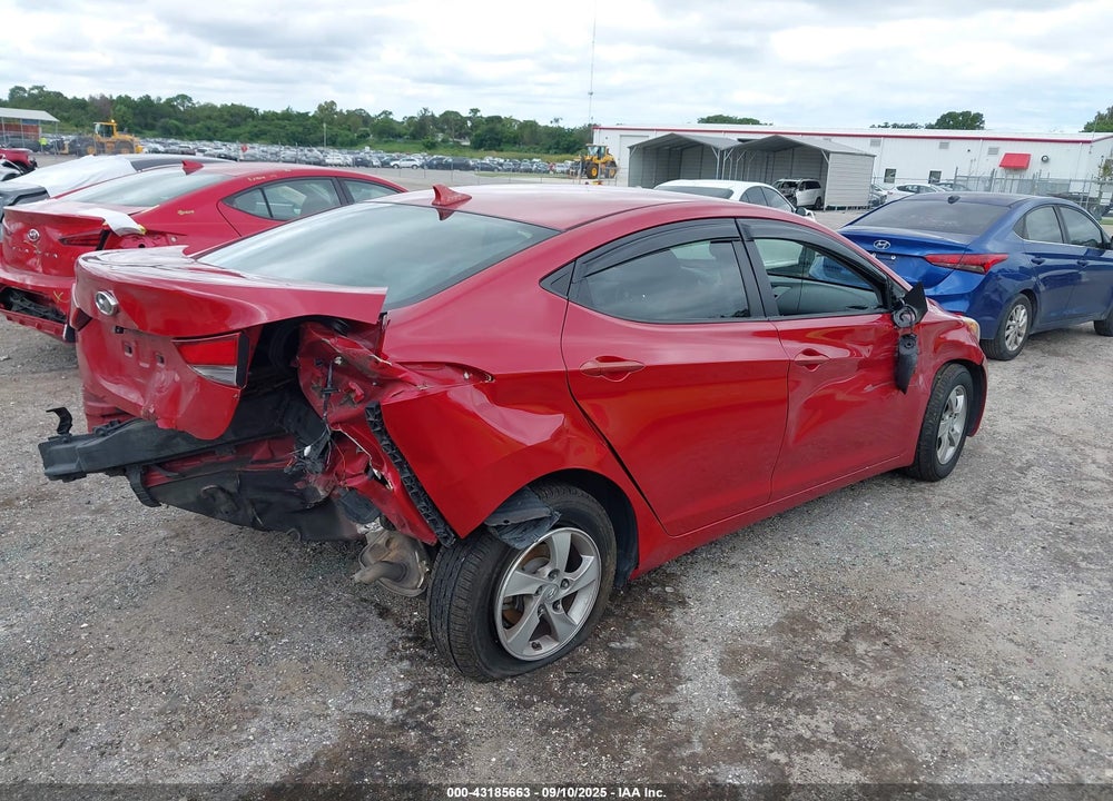 2015 HYUNDAI ELANTRA SE VIN: KMHDH4AE7FU228649