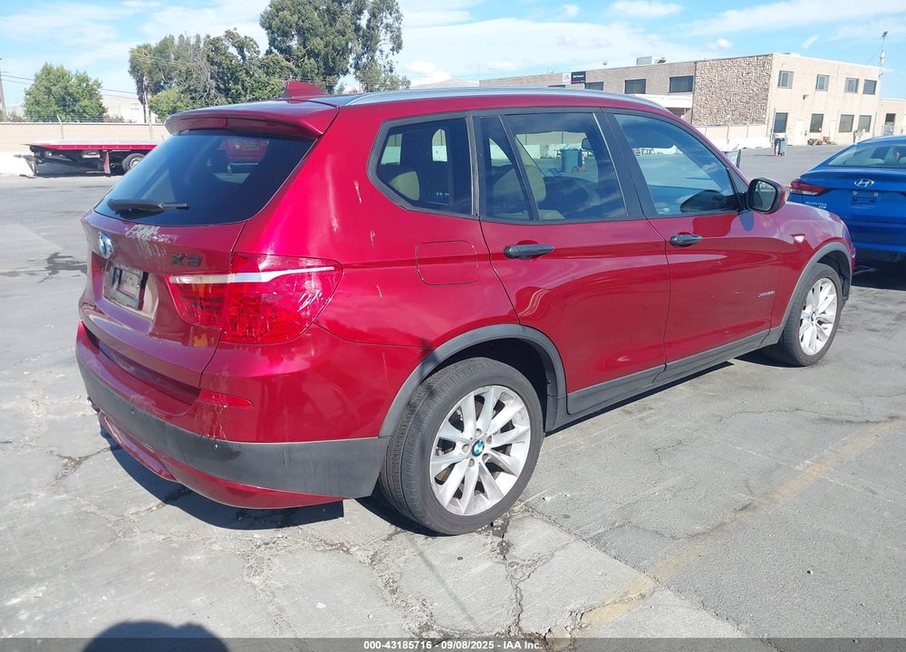 2013 BMW X3 XDRIVE28I VIN: 5UXWX9C57D0A20674