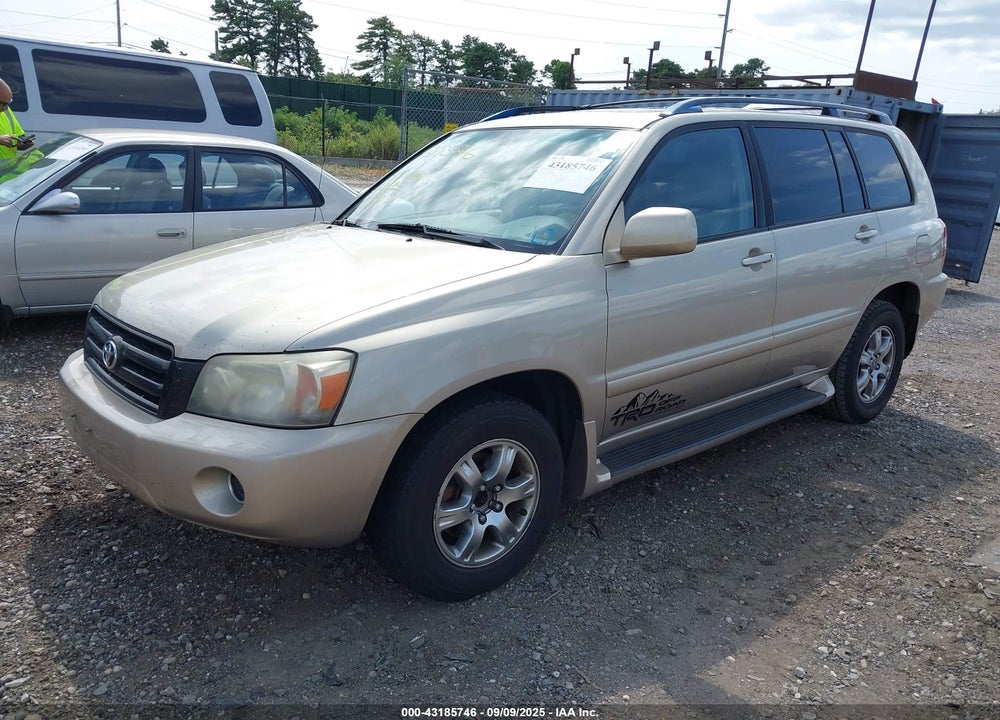 2005 TOYOTA HIGHLANDER V6 VIN: JTEEP21A250123838
