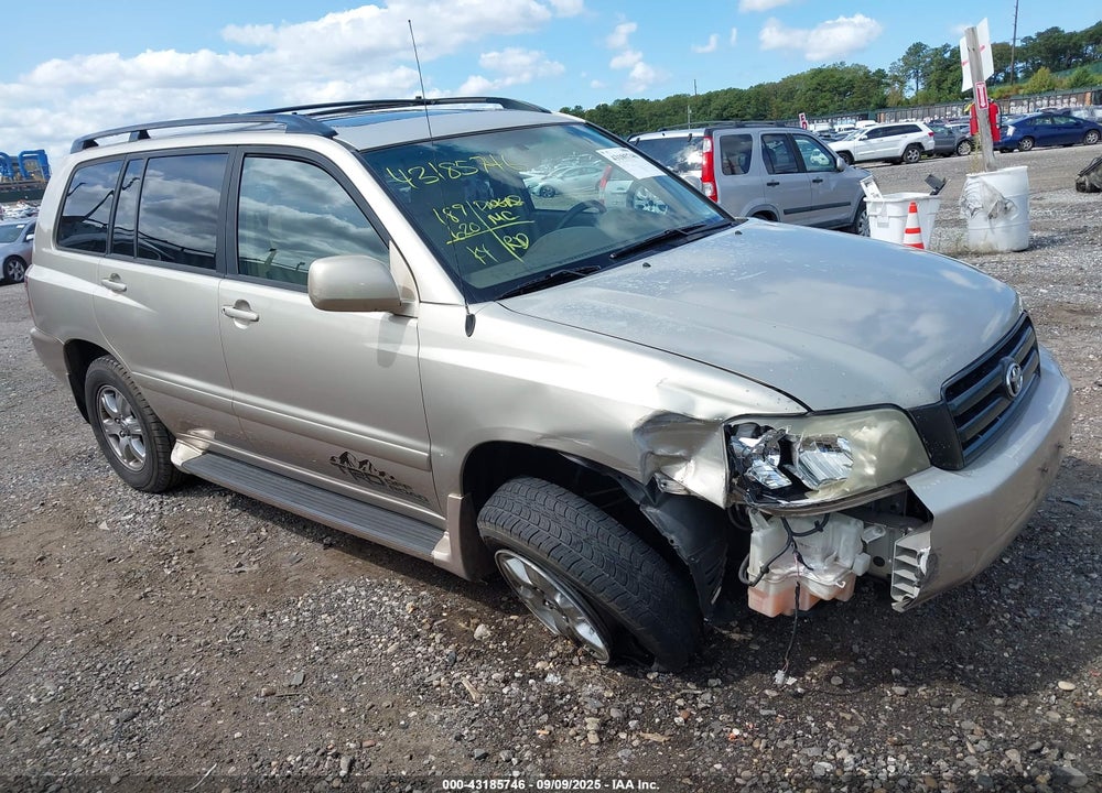 2005 TOYOTA HIGHLANDER V6 VIN: JTEEP21A250123838