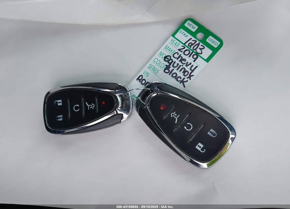 2019 CHEVROLET EQUINOX VIN: 3GNAXNEV7KS611163