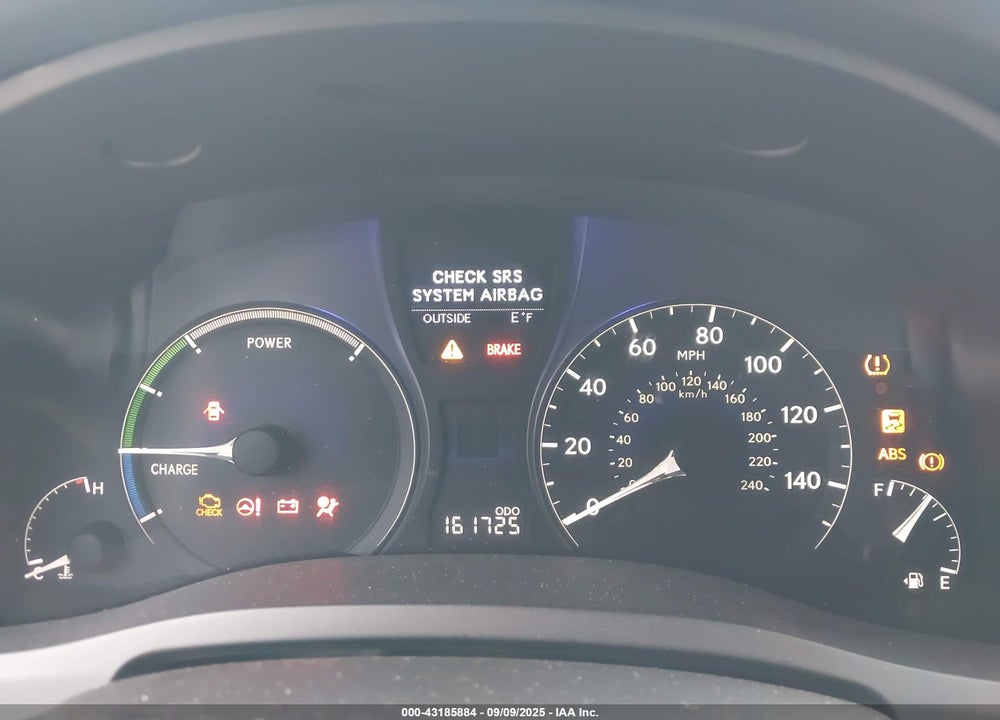 2010 LEXUS RX 450H VIN: JTJZB1BA5A2001791