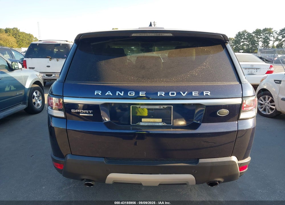 2017 LAND ROVER RANGE ROVER SPORT 3.0L V6 SUPERCHARGED HSE VIN: SALWR2FV6HA176287
