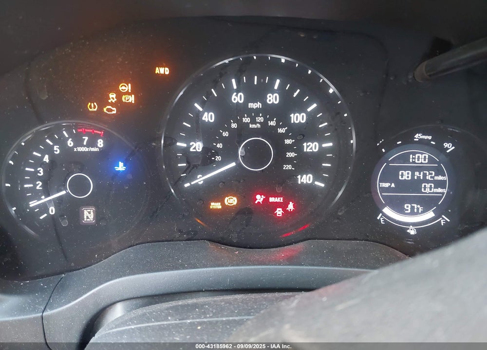 2020 HONDA HR-V AWD LX VIN: 3CZRU6H37LM720954