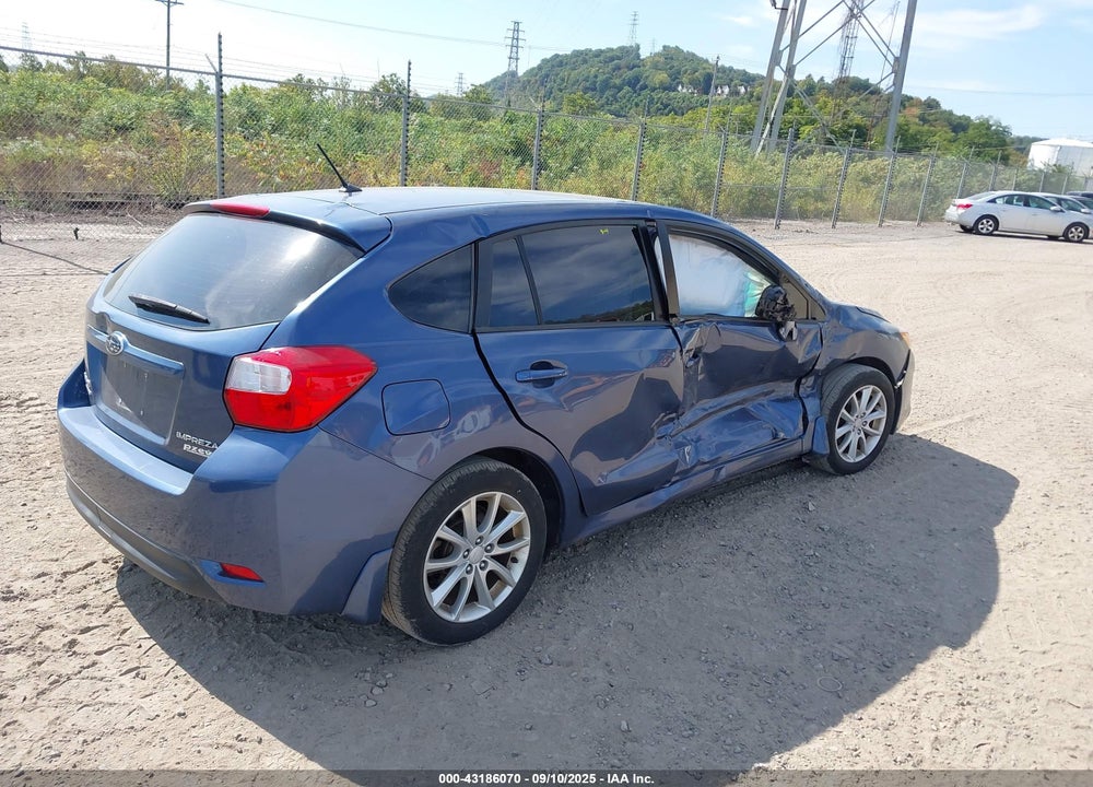 2012 SUBARU IMPREZA VIN: JF1GPAB62CH205915
