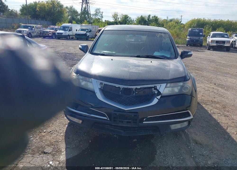 2011 ACURA MDX VIN: 2HNYD2H47BH543364