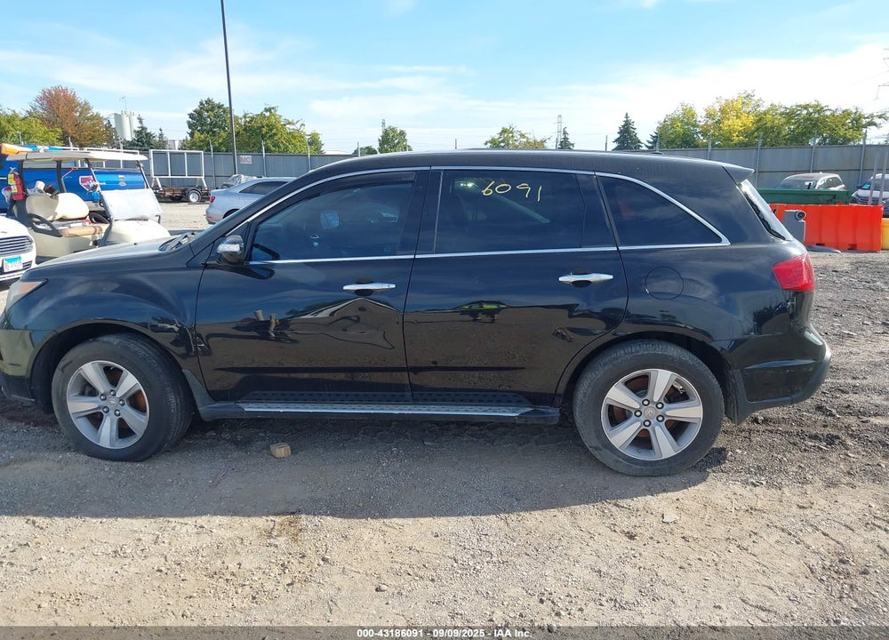 2011 ACURA MDX VIN: 2HNYD2H47BH543364