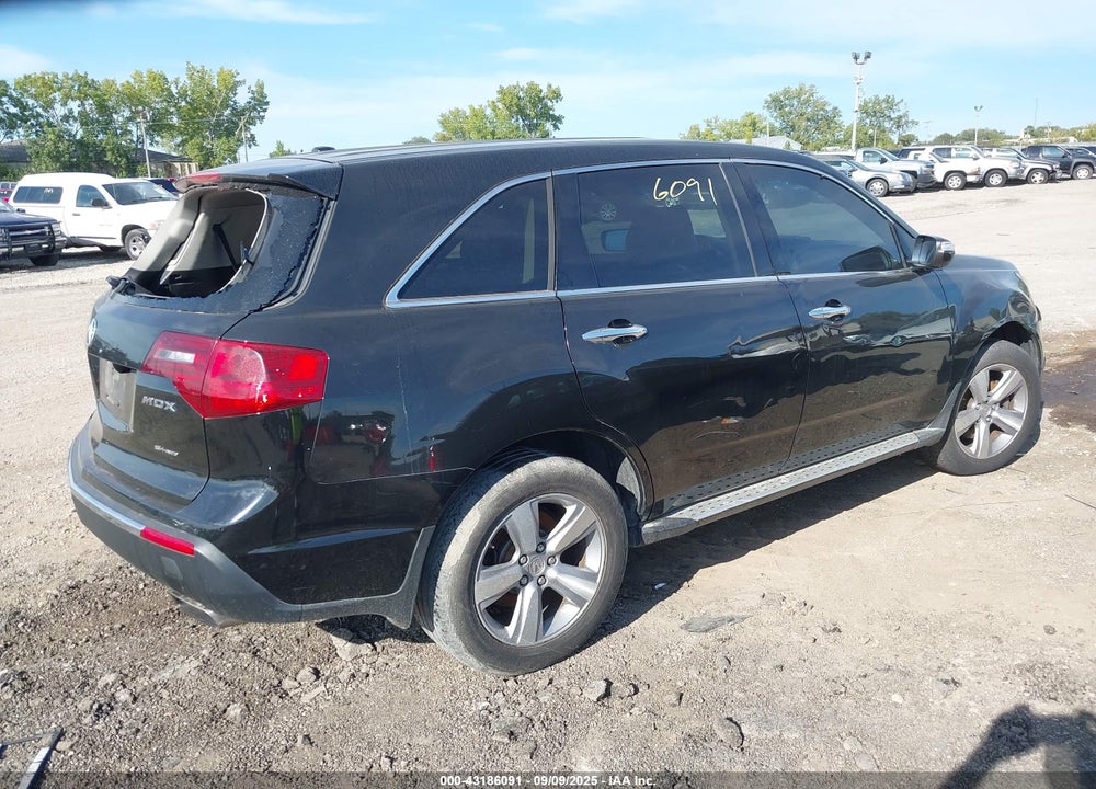 2011 ACURA MDX VIN: 2HNYD2H47BH543364