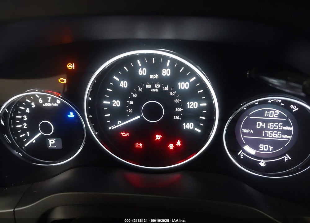 2019 HONDA HR-V VIN: 3CZRU5H10KG710367
