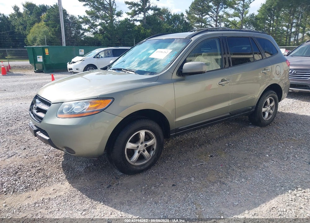 2008 HYUNDAI SANTA FE GLS VIN: 5NMSG73D78H206312