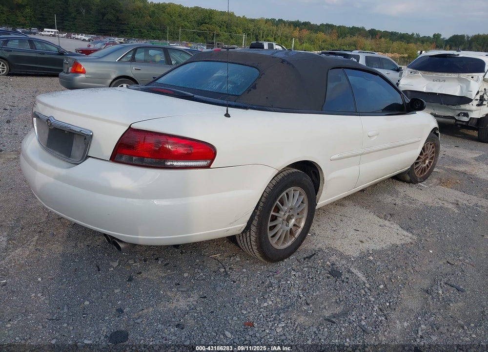2004 CHRYSLER SEBRING LXI VIN: 1C3EL55R54N336967