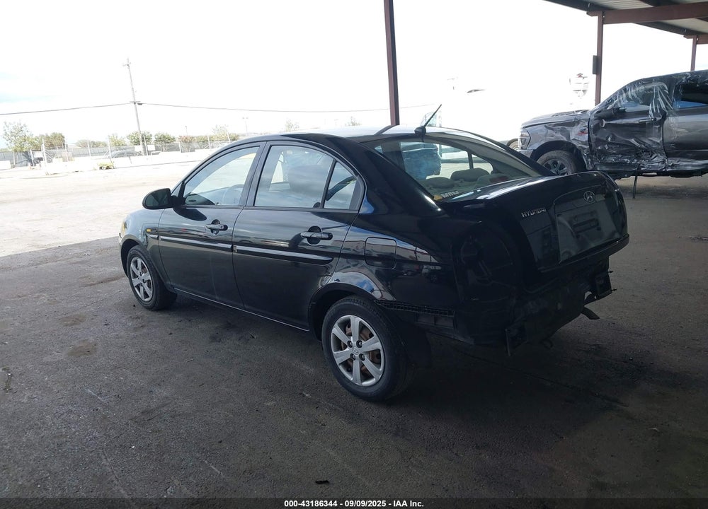 2008 HYUNDAI ACCENT GLS VIN: KMHCN46C68U178888