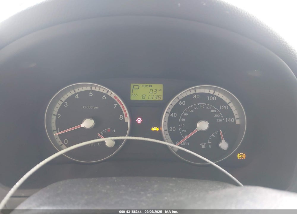 2008 HYUNDAI ACCENT GLS VIN: KMHCN46C68U178888
