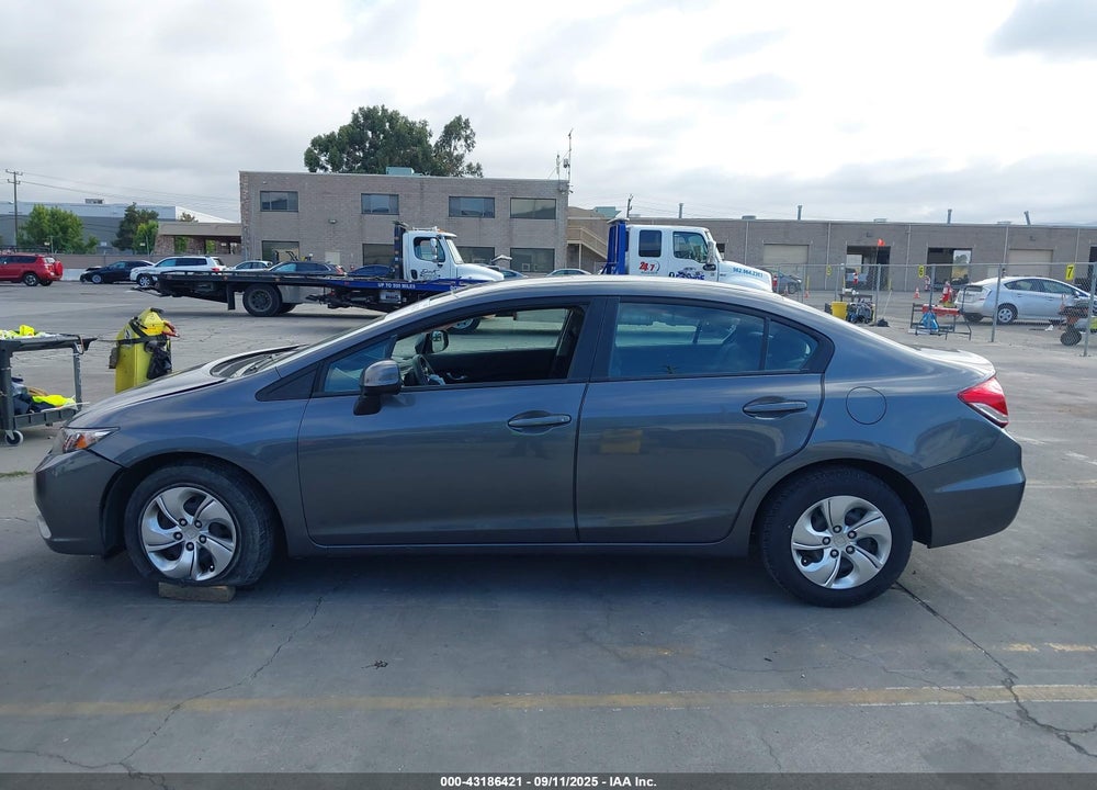 2013 HONDA CIVIC LX VIN: 19XFB2F5XDE278761