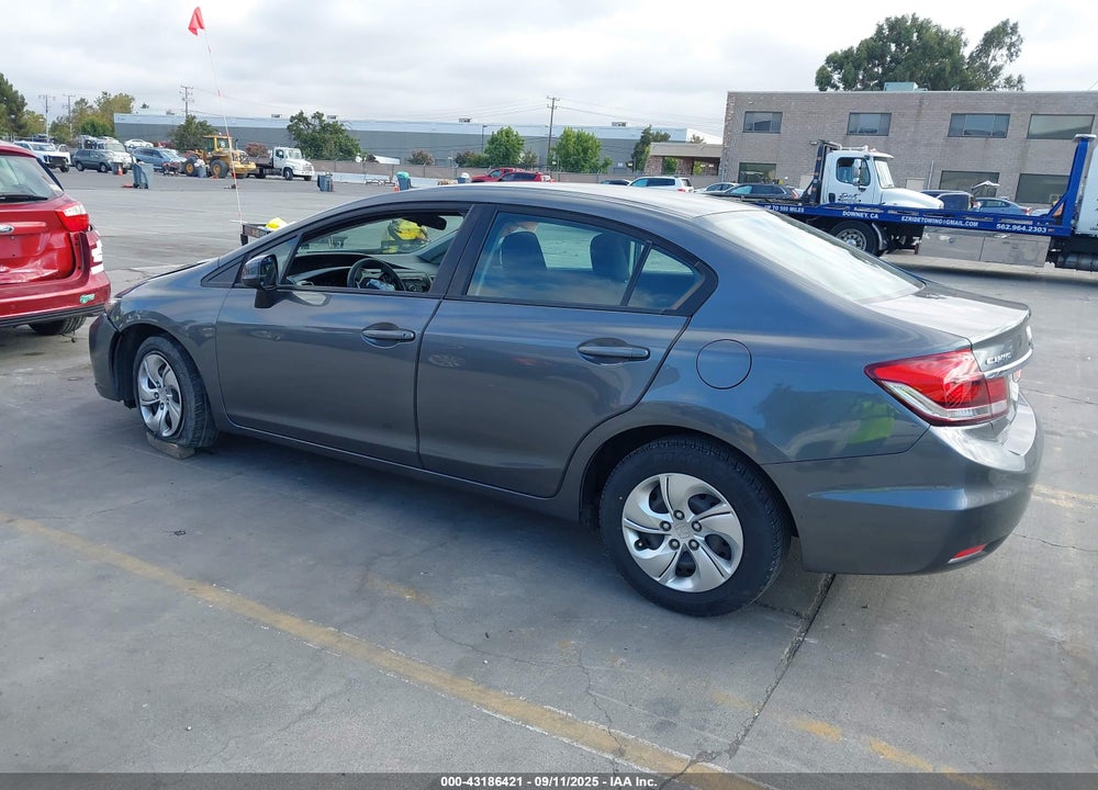 2013 HONDA CIVIC LX VIN: 19XFB2F5XDE278761