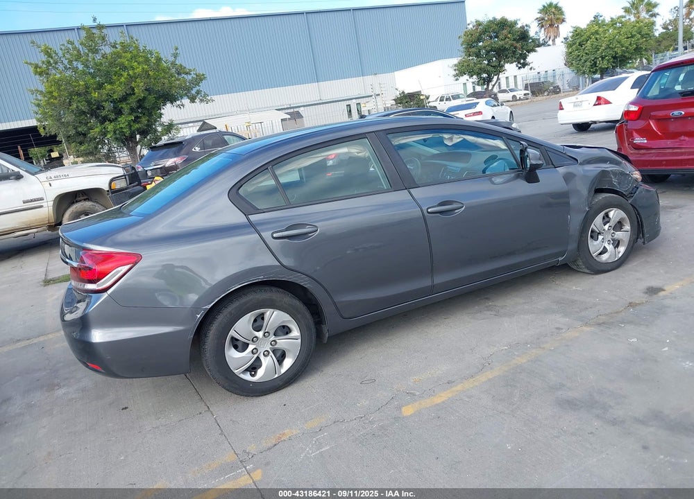 2013 HONDA CIVIC LX VIN: 19XFB2F5XDE278761