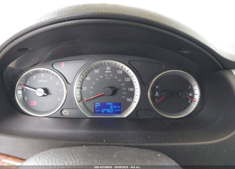 2009 HYUNDAI SONATA LIMITED VIN: 5NPEU46C89H500815