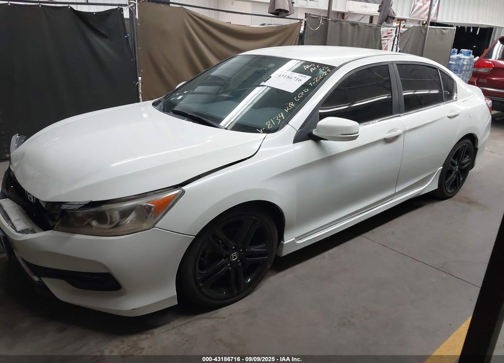 2016 HONDA ACCORD VIN: 1HGCR2F53GA078134