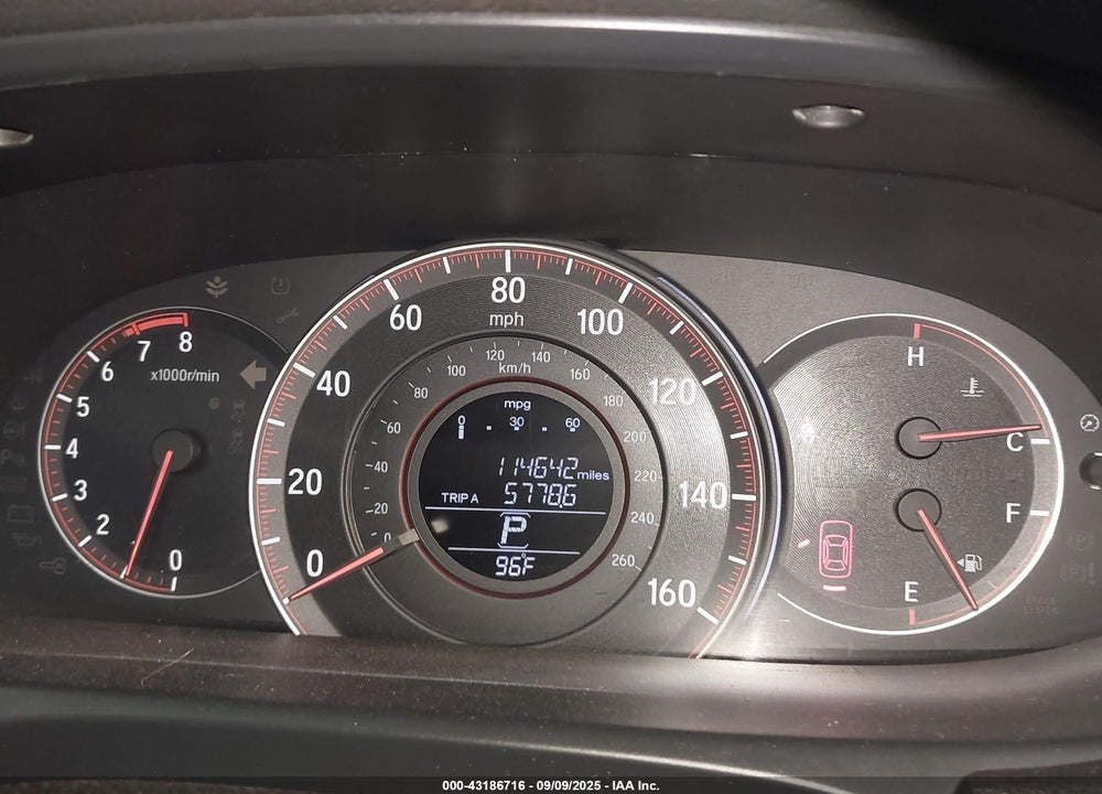 2016 HONDA ACCORD VIN: 1HGCR2F53GA078134