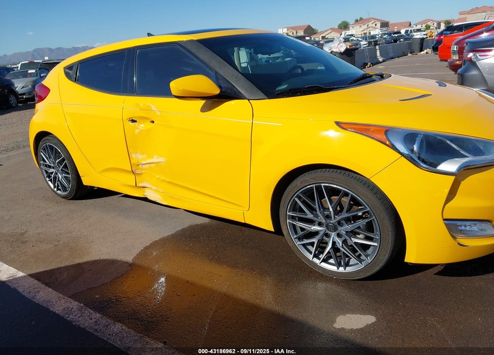2014 HYUNDAI VELOSTER BASE W/BLACK VIN: KMHTC6AD8EU182812