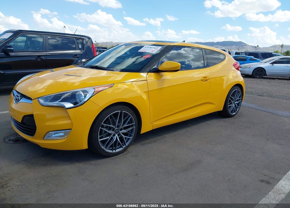 2014 HYUNDAI VELOSTER BASE W/BLACK VIN: KMHTC6AD8EU182812