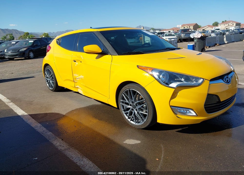 2014 HYUNDAI VELOSTER BASE W/BLACK VIN: KMHTC6AD8EU182812