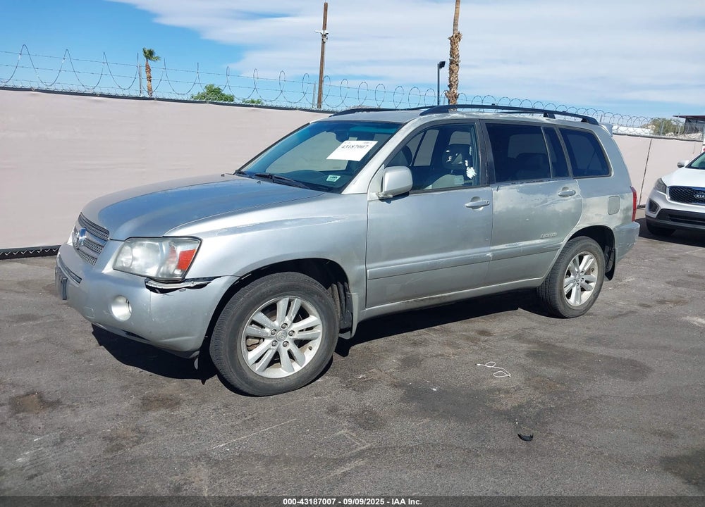 2006 TOYOTA HIGHLANDER HYBRID LIMITED V6 VIN: JTEEW21A260033058