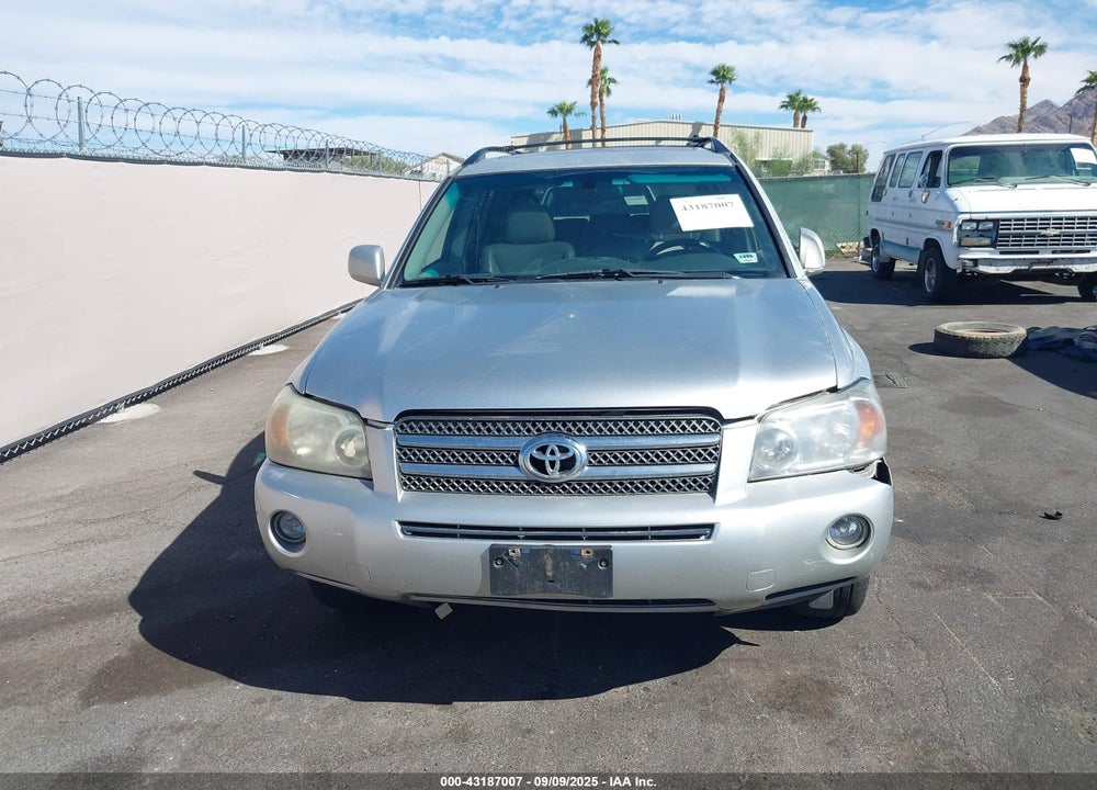 2006 TOYOTA HIGHLANDER HYBRID LIMITED V6 VIN: JTEEW21A260033058