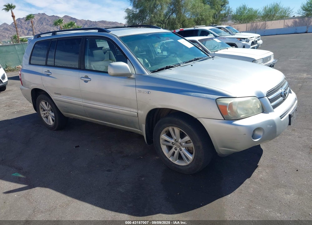 2006 TOYOTA HIGHLANDER HYBRID LIMITED V6 VIN: JTEEW21A260033058