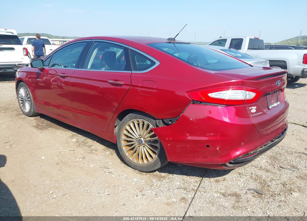 2013 FORD FUSION VIN: 3FA6P0K9XDR133264