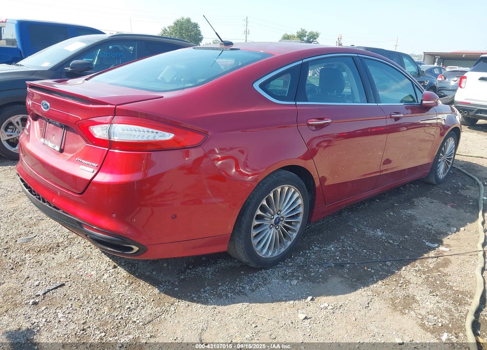 2013 FORD FUSION VIN: 3FA6P0K9XDR133264