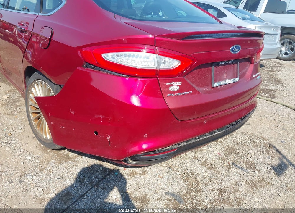 2013 FORD FUSION VIN: 3FA6P0K9XDR133264