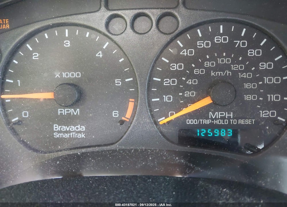 1999 OLDSMOBILE BRAVADA VIN: 1GHDT13W0X2724441