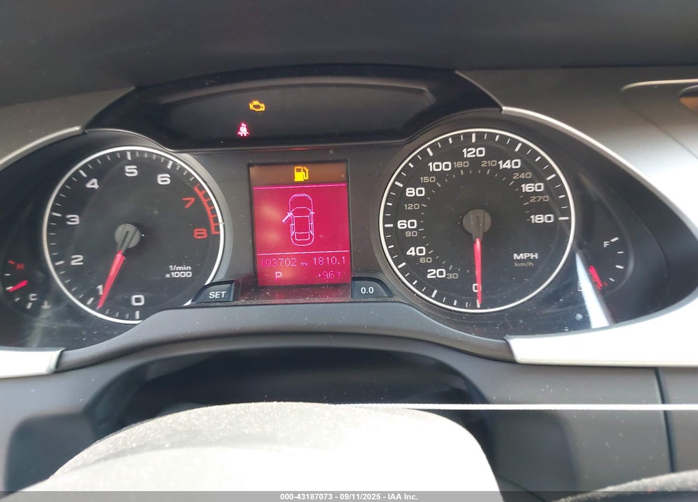 2011 AUDI A4 VIN: WAUBFAFL9BN051546