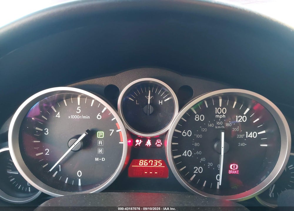 2010 MAZDA MX-5 MIATA VIN: JM1NC2FF3A0206595