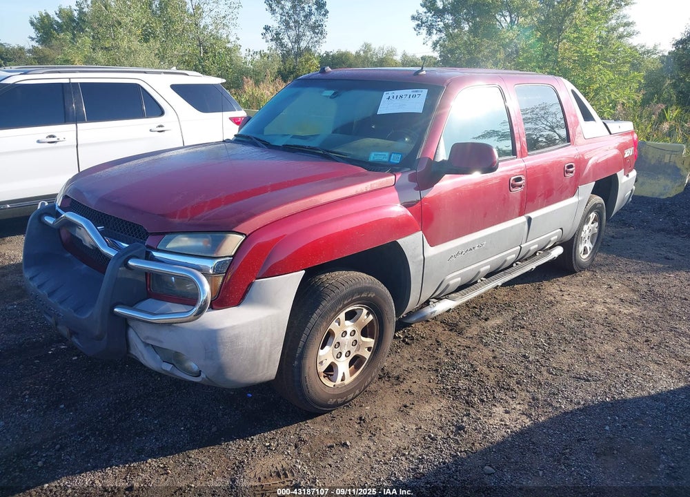 2004 CHEVROLET AVALANCHE K1500 VIN: 3GNEK12T04G288785